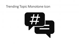 Trending Topic Monotone Icon In Powerpoint Pptx Png And Editable Eps Format