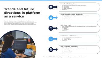 Trends And Future Directions In Platform As A Service