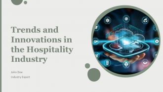 Trends And Innovations In The Hospitality Industry PPT Designs AT