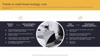 Trends In Multi Brand Strategy Launch Multiple Brands To Capture Market Share Slides Images