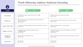Trends Influencing Employee Headcount Forecasting