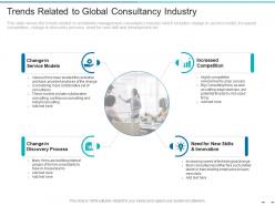 Trends related to global consultancy industry transformation of the old business