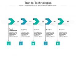 Trends technologies ppt powerpoint presentation professional infographics cpb