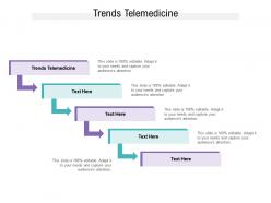 Trends telemedicine ppt powerpoint presentation show clipart cpb