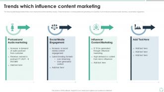 Trends Which Influence Content Marketing