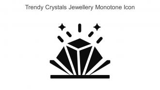 Trendy Crystals Jewellery Monotone Icon In Powerpoint Pptx Png And Editable Eps Format