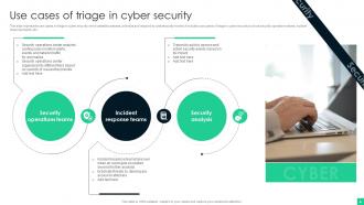 Triage Cyber Security Powerpoint Ppt Template Bundles Customizable Engaging