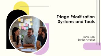 Triage Prioritization Systems And Tools PPT Mockup AT