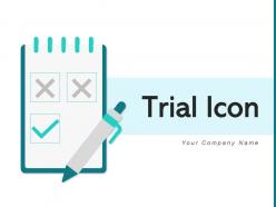 Trial icon application product performing service vaccination