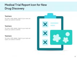 Trial icon application product performing service vaccination