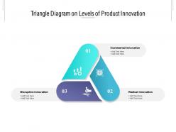 Triangle diagram on levels of product innovation