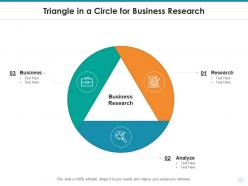 Triangle In A Circle For Business Research