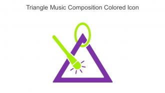 Triangle Music Composition Colored Icon In Powerpoint Pptx Png And Editable Eps Format
