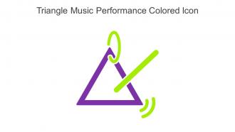 Triangle Music Performance Colored Icon In Powerpoint Pptx Png And Editable Eps Format