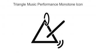 Triangle Music Performance Monotone Icon In Powerpoint Pptx Png And Editable Eps Format