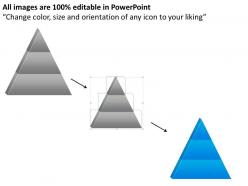 Triangle process 3 stages powerpoint slides and ppt templates 0412