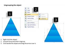 Triangle process 3 stages powerpoint slides and ppt templates 0412