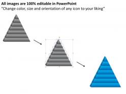 Triangle process 7 stages powerpoint slides and ppt templates 0412