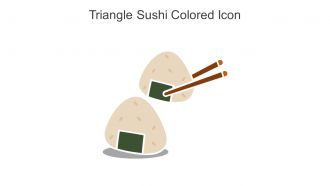 Triangle Sushi Colored Icon In Powerpoint Pptx Png And Editable Eps Format