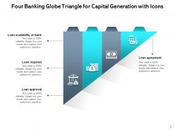 Triangle With Globe Banking Investment Triangle Agreement Assistance Processing Approval Transactional