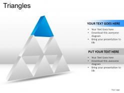 Triangles powerpoint presentation slides