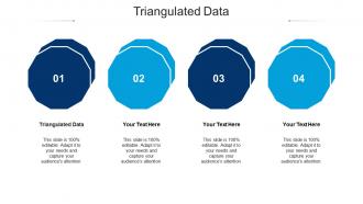 Triangulated data ppt powerpoint presentation icon brochure cpb