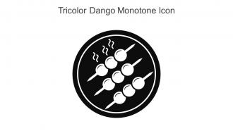 Tricolor Dango Monotone Icon In Powerpoint Pptx Png And Editable Eps Format
