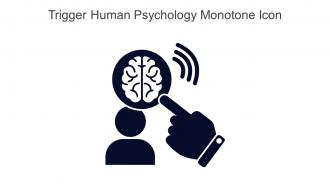 Trigger Human Psychology Monotone Icon In Powerpoint Pptx Png And Editable Eps Format