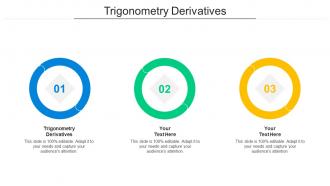 Trigonometry Derivatives Ppt Powerpoint Presentation Show Images Cpb