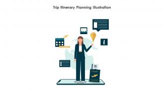Trip Itinerary Planning Illustration