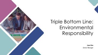Triple Bottom Line Environmental Responsibility PPT Graphics AT