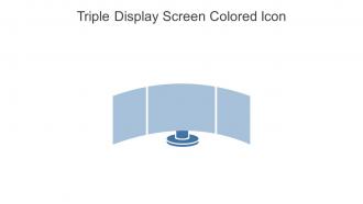 Triple Display Screen Colored Icon In Powerpoint Pptx Png And Editable Eps Format