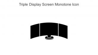 Triple Display Screen Monotone Icon In Powerpoint Pptx Png And Editable Eps Format