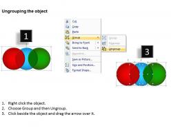 Triplicate circles overlapping side by side like extended venn powerpoint diagram templates graphics 712