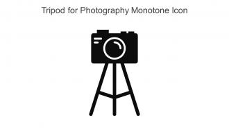 Tripod For Photography Monotone Icon In Powerpoint Pptx Png And Editable Eps Format