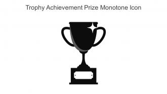 Trophy Achievement Prize Monotone Icon In Powerpoint Pptx Png And Editable Eps Format