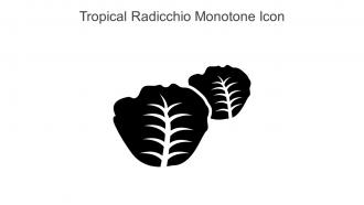 Tropical Radicchio Monotone Icon In Powerpoint Pptx Png And Editable Eps Format