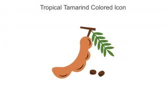 Tropical Tamarind Colored Icon In Powerpoint Pptx Png And Editable Eps Format