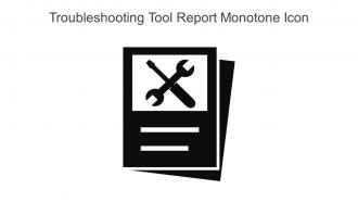 Troubleshooting Tool Report Monotone Icon In Powerpoint Pptx Png And Editable Eps Format