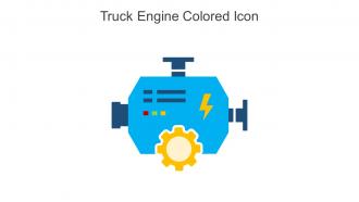 Truck Engine Colored Icon In Powerpoint Pptx Png And Editable Eps Format