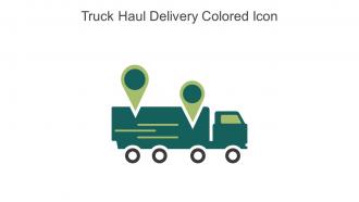 Truck Haul Delivery Colored Icon In Powerpoint Pptx Png And Editable Eps Format