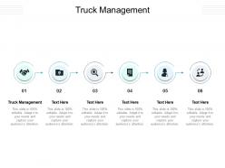 Truck management ppt powerpoint presentation pictures example introduction cpb