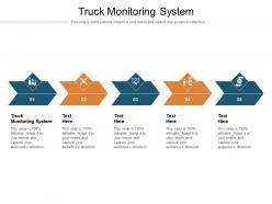 Truck monitoring system ppt powerpoint presentation summary model cpb