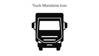 Truck Monotone Icon In Powerpoint Pptx Png And Editable Eps Format