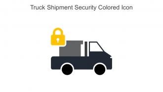 Truck Shipment Security Colored Icon In Powerpoint Pptx Png And Editable Eps Format