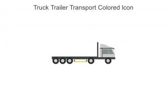 Truck Trailer Transport Colored Icon In Powerpoint Pptx Png And Editable Eps Format