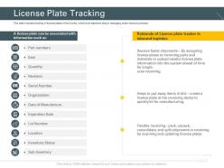 Trucking company license plate tracking ppt powerpoint presentation slides elements