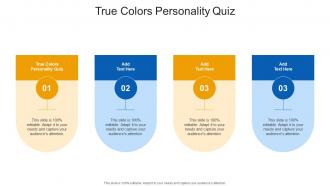 True Colors Personality Quiz In Powerpoint And Google Slides Cpb