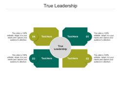 True leadership ppt powerpoint presentation model design inspiration cpb
