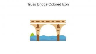 Truss Bridge Colored Icon In Powerpoint Pptx Png And Editable Eps Format